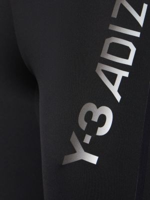 Pančuchové nohavičky s vysokým pásom Y-3 čierna