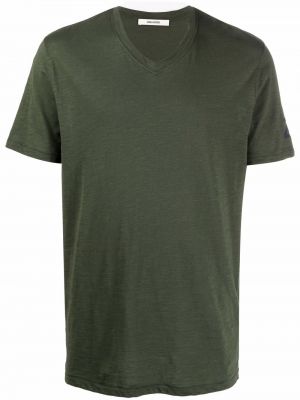 Camiseta con escote v Zadig&voltaire verde