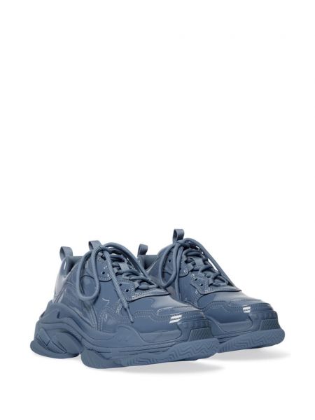 Sneakersy Balenciaga Triple S niebieskie