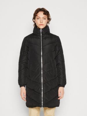 Зимнее пальто Jdynewfinno Long Padded Jacket JDY, black/silver