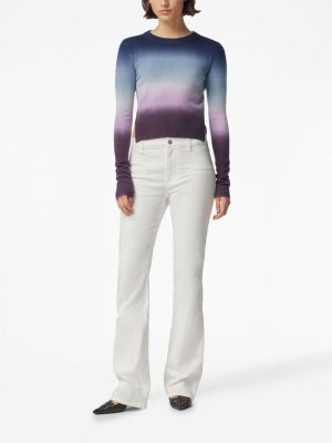 Sweter z kaszmiru gradientowy Altuzarra niebieski