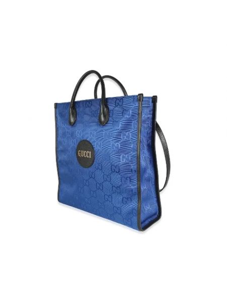 Bolso shopper retro Gucci Vintage azul