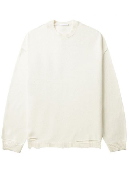 Trøje lang sweater Helmut Lang hvid