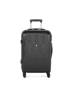Mała Twarda Walizka T5542-3 Czarny Semi Line