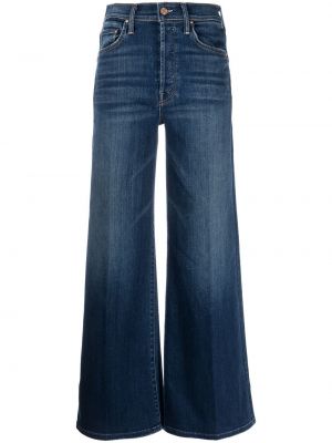 Relaxed fit flare jeans Mother blå