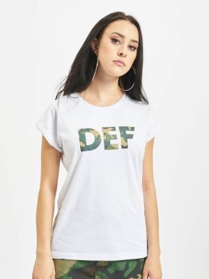Тениска Def бяло
