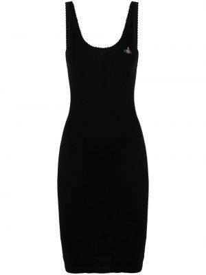 Mini obleka Vivienne Westwood črna