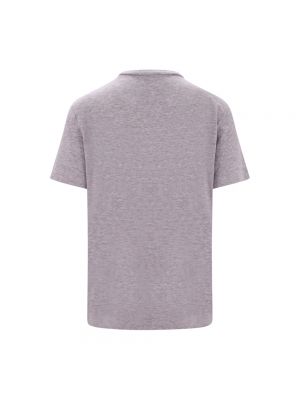 Camiseta de algodón jaspeada Dsquared2 gris