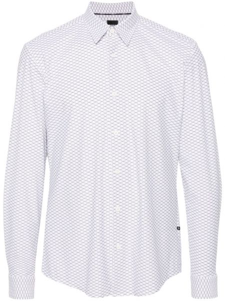 Chemise longue à imprimé Boss