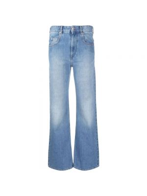 High waist straight jeans ausgestellt Isabel Marant Etoile blau