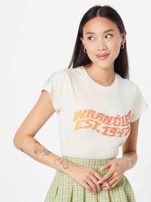 T-shirt Wrangler arancione