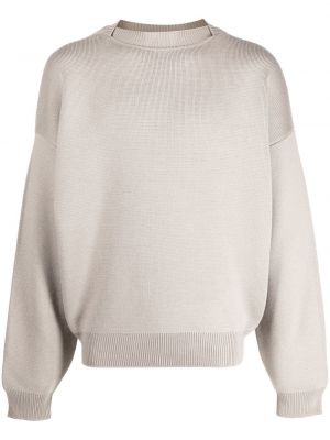 Pull en tricot col rond Fear Of God beige