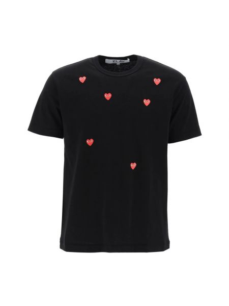 T-shirt mit rundem ausschnitt Comme Des Garçons Play schwarz