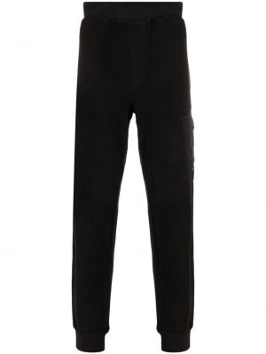 Pantaloni sport din bumbac C.p. Company negru