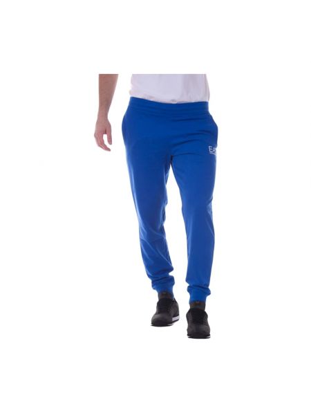 Spodnie sportowe Emporio Armani Ea7 niebieskie