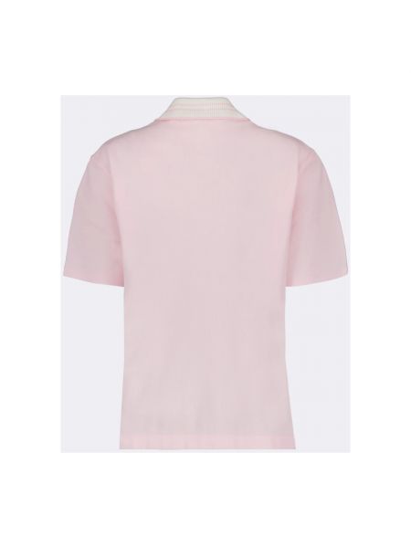 Top mit hahnentrittmuster Moncler pink