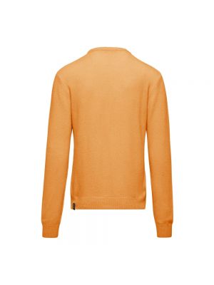 Jersey de lana de tela jersey de cuello redondo Bomboogie naranja