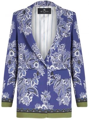 Geblümt blazer mit print Etro lila