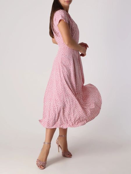 Платье в горошек Cimer розовое