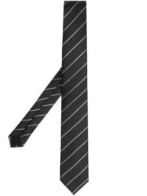 Ριγέ γραβάτα με σχέδιο Saint Laurent