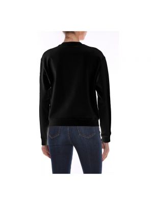 Jersey de algodón de tela jersey Love Moschino negro
