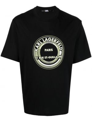 T-shirt Karl Lagerfeld svart