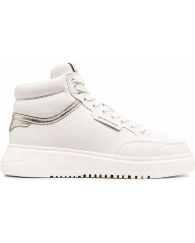 Sneakers di pelle Emporio Armani bianco