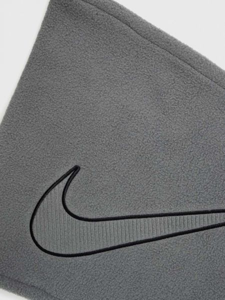 Шарф з аплікацією Nike сірий