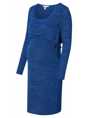 Pletena pletena haljina s melange uzorkom Esprit Maternity plava