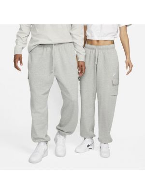 Pantalon cargo en coton en jersey Nike gris