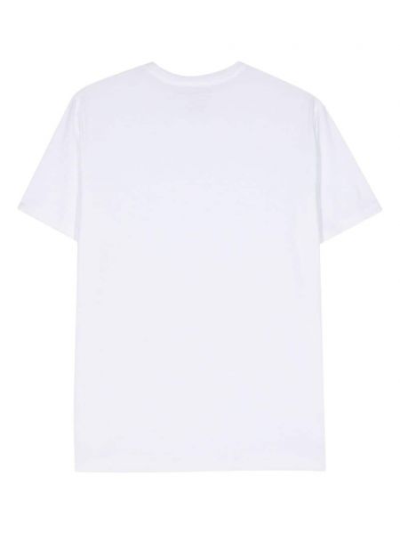 T-krekls ar apaļu kakla izgriezumu Majestic Filatures balts