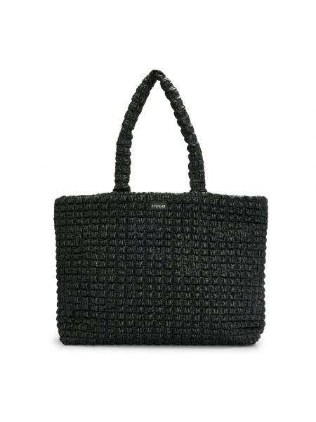 Shopper handtasche mit taschen Hugo Boss schwarz