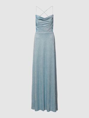 Sukienka midi Luxuar błękitna