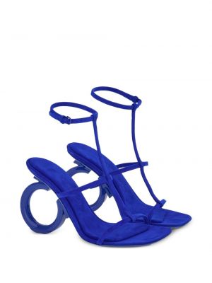 Sandales à bouts ouverts Ferragamo bleu