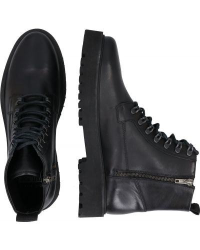 Μπότες με κορδόνια Dan Fox Apparel μαύρο