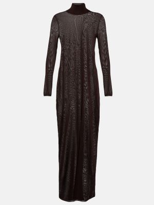 Sukienka długa Alaã¯a czarna