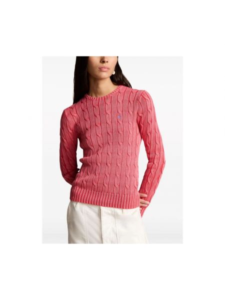Jersey de punto de tela jersey Ralph Lauren rosa