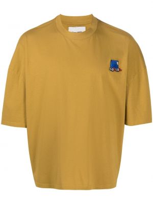 Camiseta con estampado Henrik Vibskov amarillo
