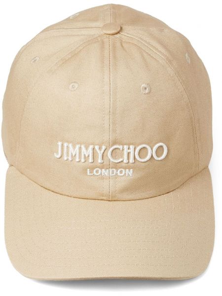 Haftowana czapka z daszkiem Jimmy Choo