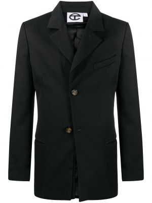 Blazer con botones Telfar negro