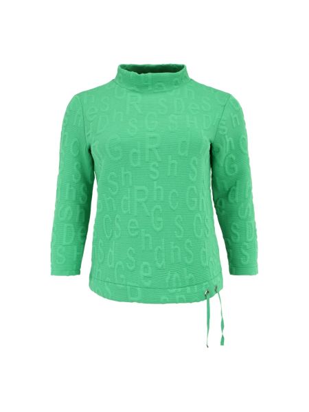 Jacquard sweatshirt Doris Streich grün