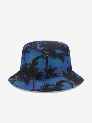 Pălărie cu imagine cu imprimeu tropical New Era albastru