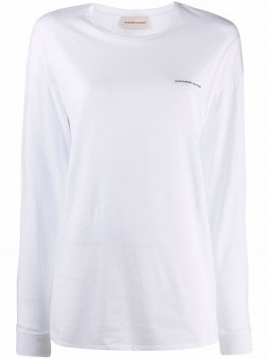 Camiseta con estampado Alexandre Vauthier blanco