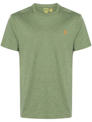 T-shirt mit stickerei aus baumwoll aus baumwoll Polo Ralph Lauren grün