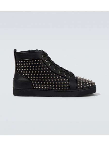 Deri sneaker Christian Louboutin siyah