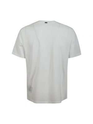 Camiseta de algodón Herno blanco