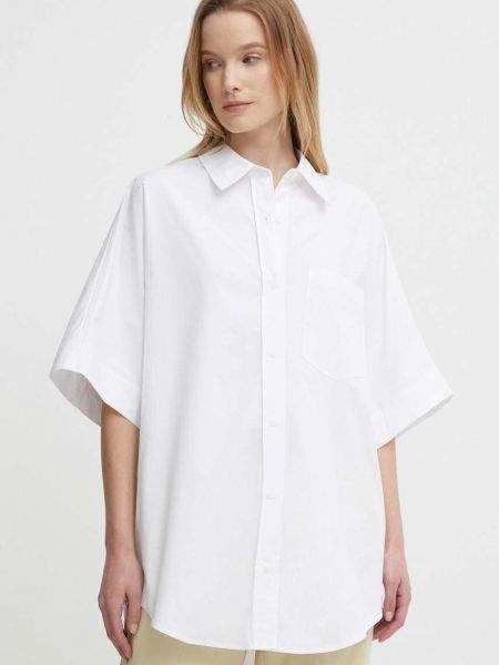 Košulja bootcut Calvin Klein bijela
