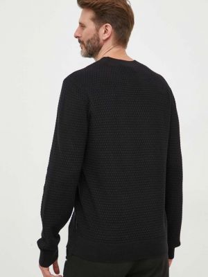 Bavlněný svetr Armani Exchange černý