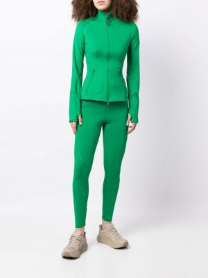 Legingi Adidas By Stella Mccartney zaļš