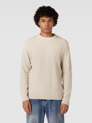 Dzianinowy sweter Tom Tailor Denim beżowy